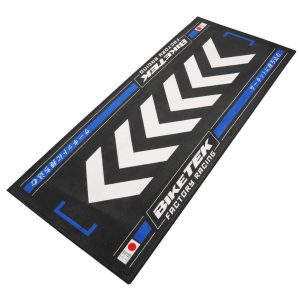 BikeTek Series 7 Rising Sun Motorcycle Garage Mat – Blue BikeTek Series 7 Rising Sun Motorcycle Garage Mat Blue GRGMAT93 1