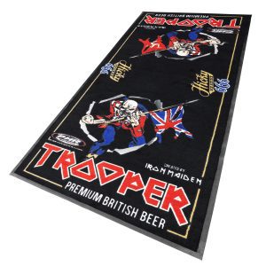 Bike It Hicky Iron Maiden Trooper LTD Edition Garage Motorcycle Mat Hicky Iron Maiden Limited Edition Garage Mat GRGMAT106 1