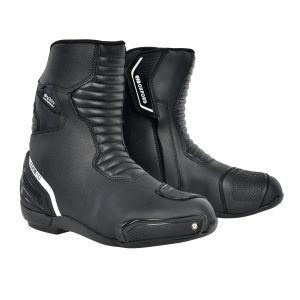 Oxford Code 1 Mid D2D Motorcycle Boots – Black/White Oxford Code 1.0 Mid D2D Mens Motorcycle Boots Black White 1