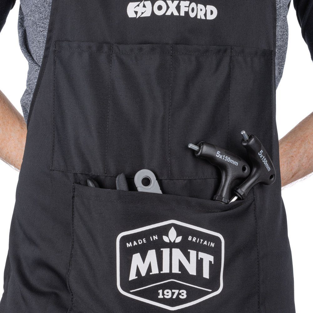 Oxford Mint Motorcycle Workshop Apron OX175 3