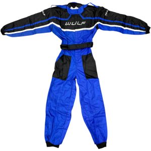 Wulfsport Cub Plain Motorcycle Race Suit – Blue Wulfsport Cub Kids Race Suit Plain Blue 1