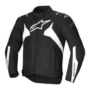 Alpinestars T-Jaws v4 WP Motorcycle Jacket Black White 1