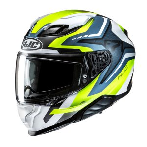 HJC F71 Fes Motorcycle Helmet Yellow 1