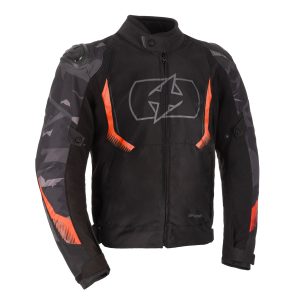 Oxford Omega 1 D2D Motorcycle Jacket – Black/Camo/Red Oxford Omega 1.0 D2D Motorcycle Jacket Black Camo Red 1