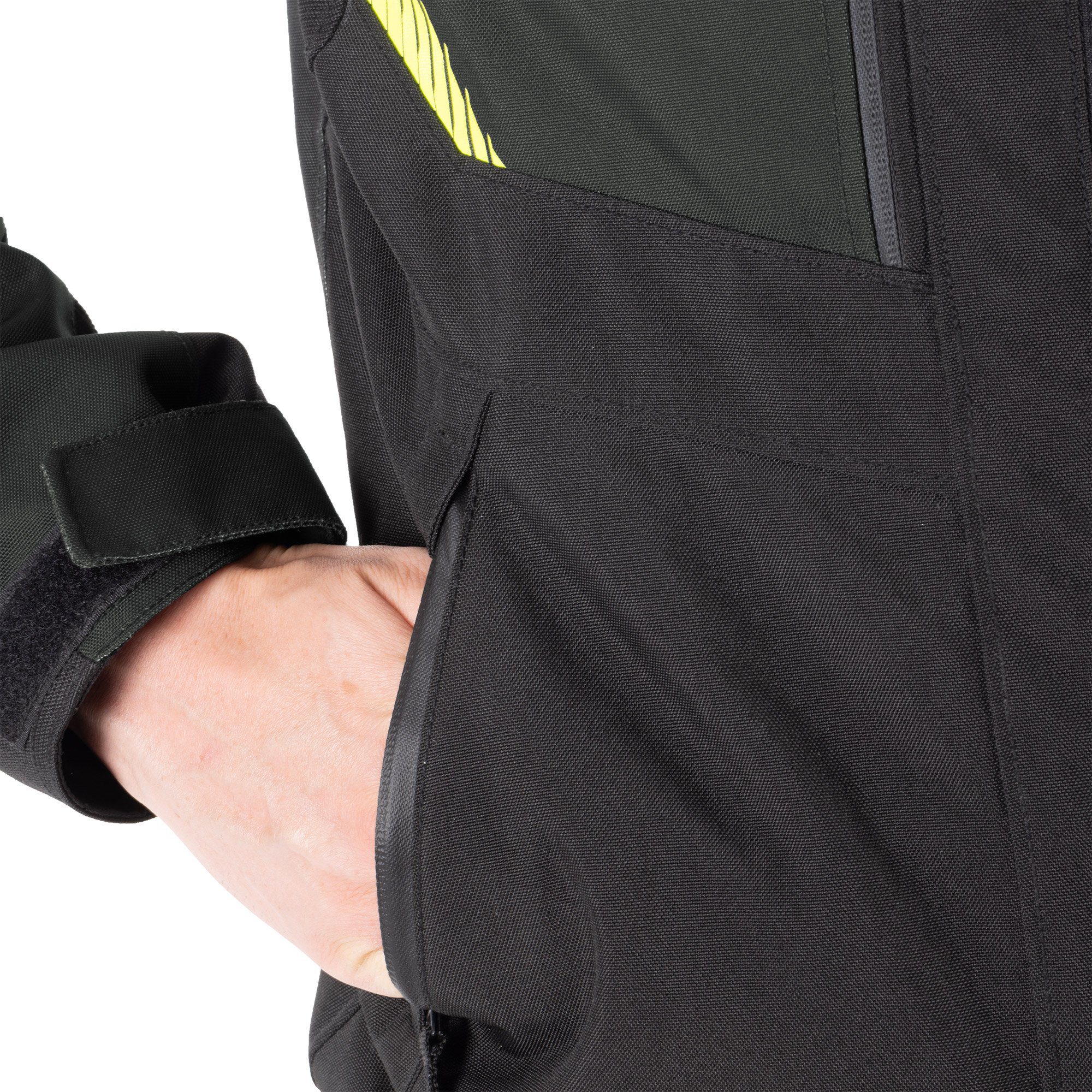 Oxford Toronto 1.0 D2D Motorcycle Jacket Black Green 5