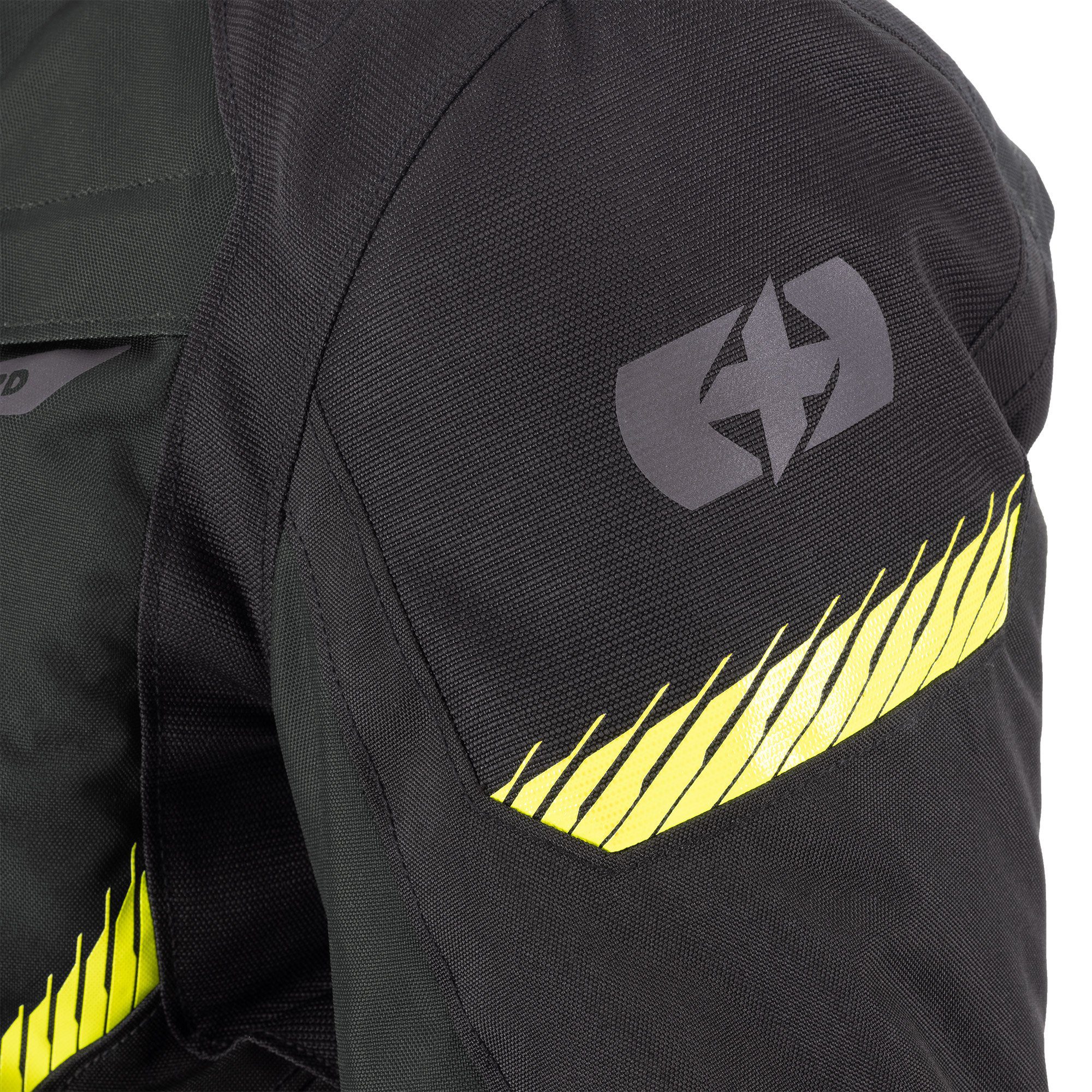 Oxford Toronto 1.0 D2D Motorcycle Jacket Black Green 6