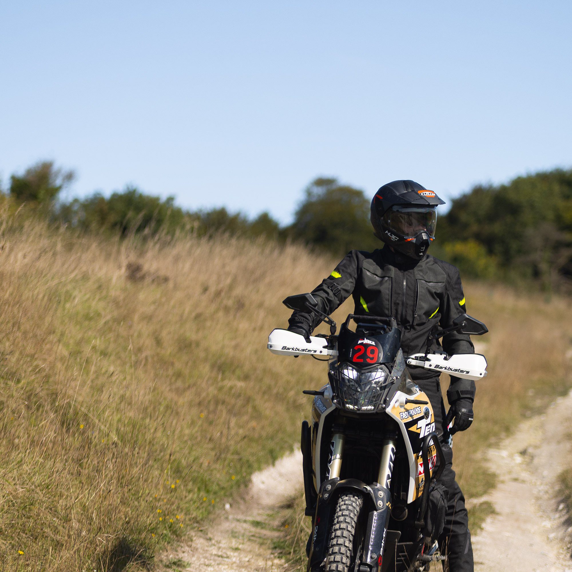 Oxford Toronto 1.0 D2D Motorcycle Jacket Black Green Lifestyle 3