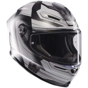 AGV K6-S Ultrasonic Motorcycle Helmet Black Grey 1
