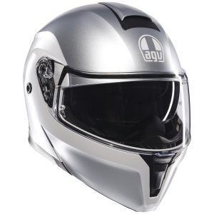AGV Street Modular Levico Motorcycle Helmet Double Light Grey 1