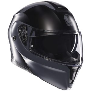 AGV Street Modular Resia Motorcycle Helmet Black Grey 1
