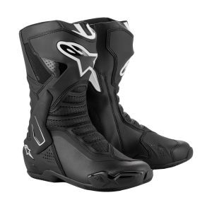 Alpinestars SMX-6 v3 Motorcycle Boots Black White 1