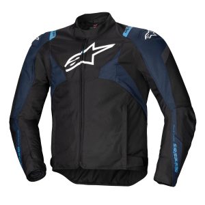 Alpinestars T-Jaws v4 WP Motorcycle Jacket Black Blue 1