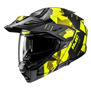 HJC I80 Roki Motorcycle Helmet Yellow 1