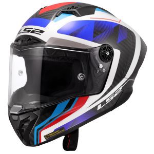 LS2 FF805 Thunder GP Aero Raute Motorcycle Helmet Blue Red 1