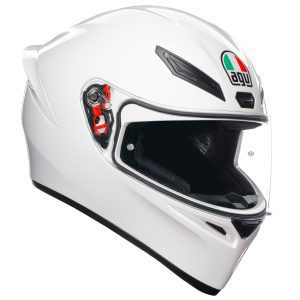 AGV K1-S Plain Motorcycle Helmet White 1