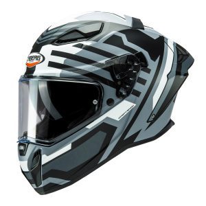 Caberg Drift Evo II Horizon Motorcycle Helmet Grey Black White 1