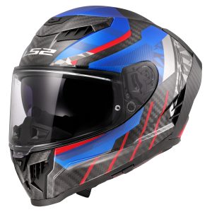 LS2 FF807 Dragon Trax Motorcycle Helmet – Blue/Red LS2 FF807 Dragon Trax Motorcycle Helmet Blue Red 1