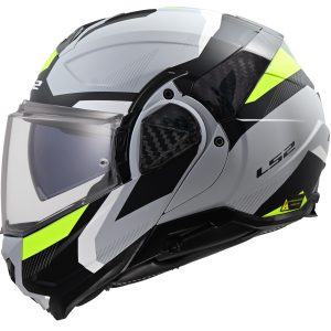LS2 FF910 Advant II Triple Motorcycle Helmet Yellow 1