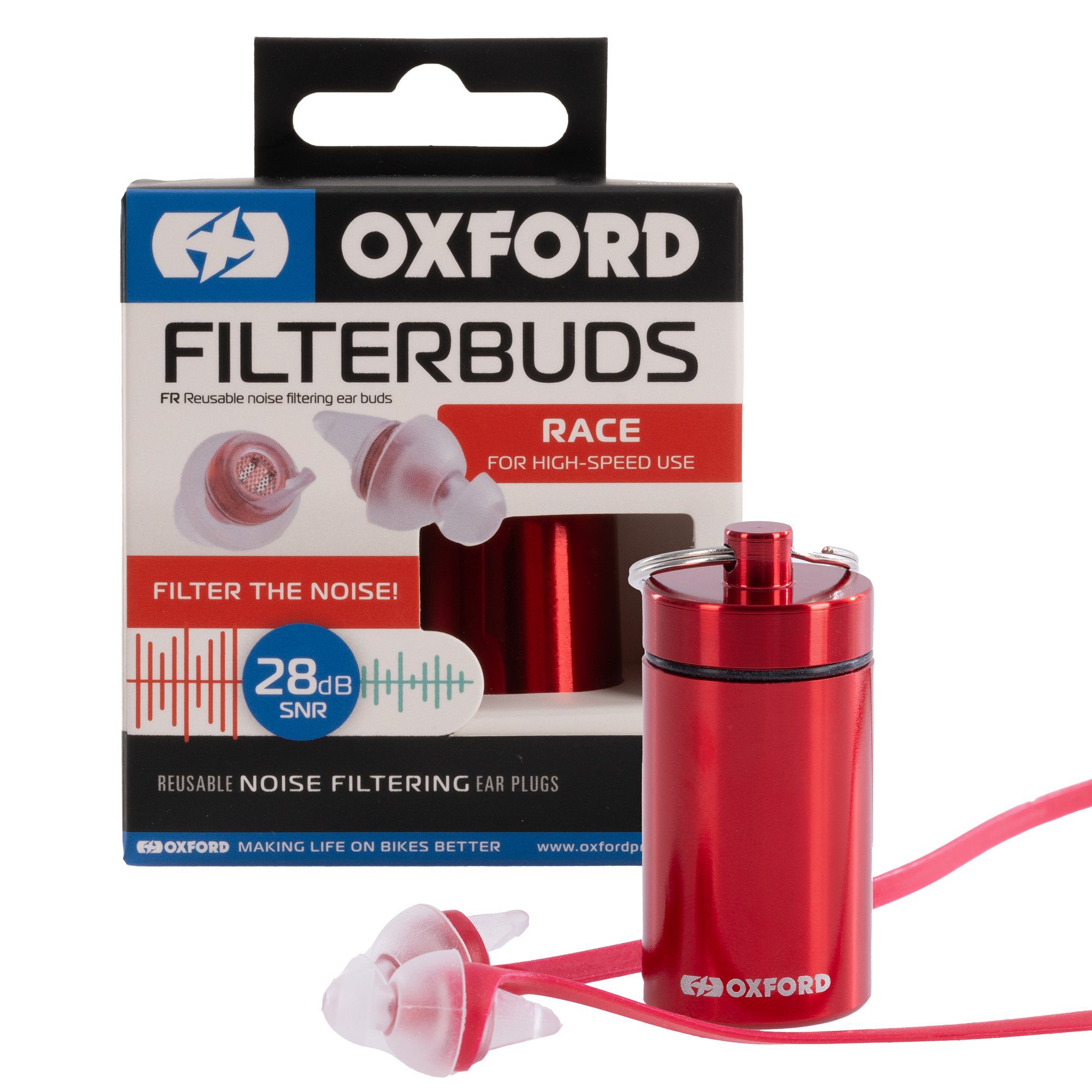 Oxford Race Motorcycle FilterBuds 28 SNR OX955 1