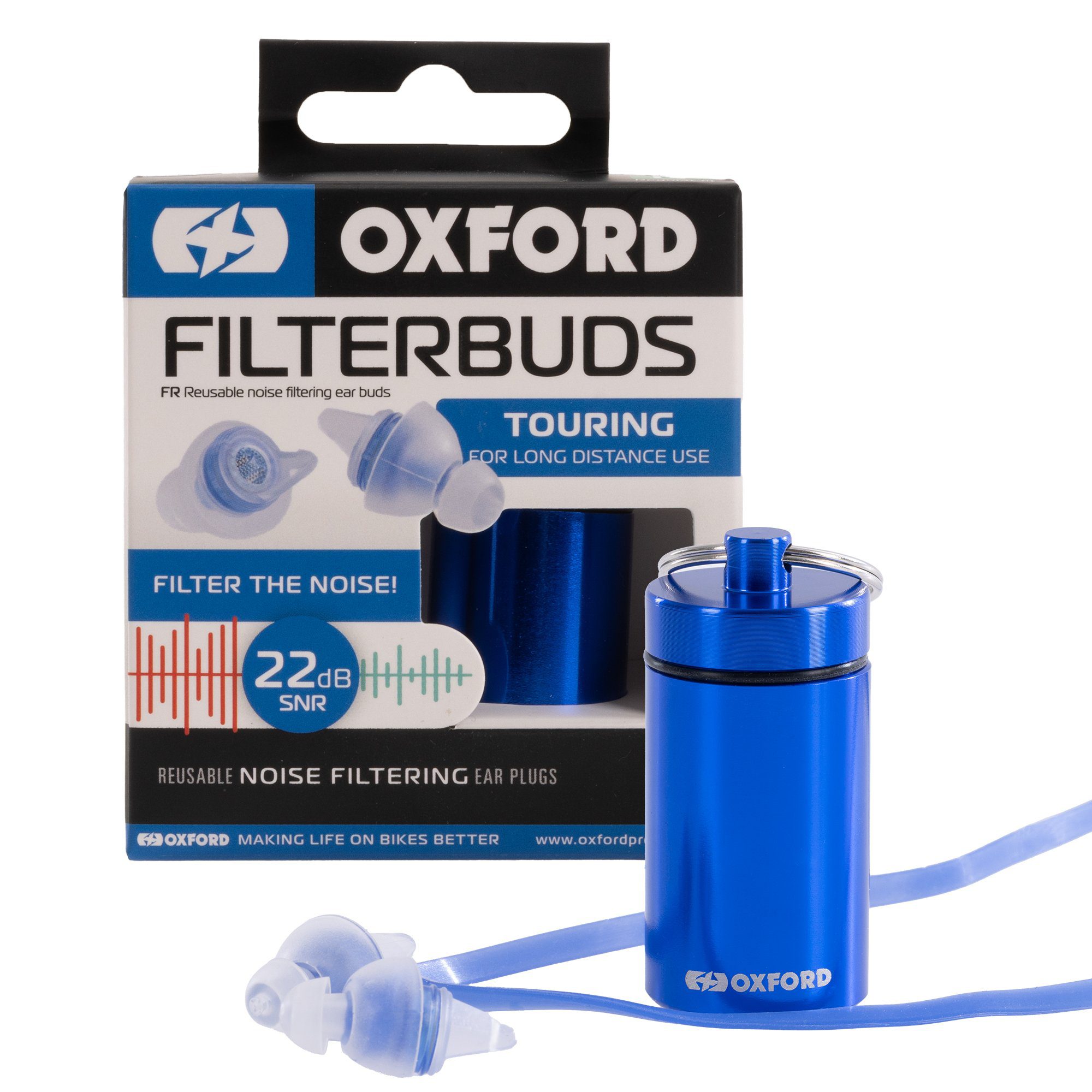 Oxford Race Motorcycle FilterBuds 28 SNR OX955 Lifestyle 2