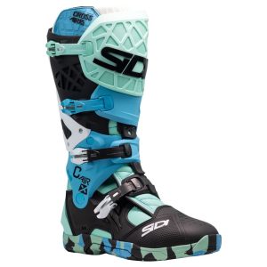 Sidi Crossair X Motocross Boots Messy Cyan 1