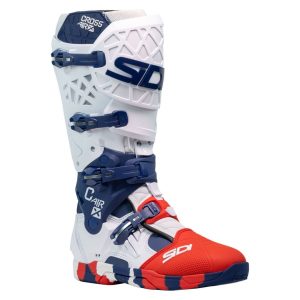 Sidi Crossair X Motocross Boots White Navy Red 1