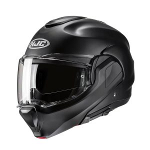 HJC F100 Plain Motorcycle Helmet Matt Black 1