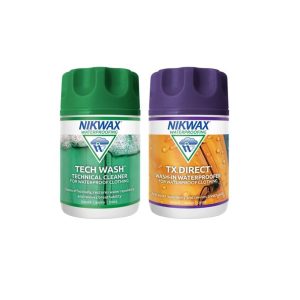 Nikwax TX Direct wash in and Tech wash 150ml twin pack Motorcycle care 1