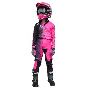 Wulfsport Cub Connect Motocross Kit Pink 2