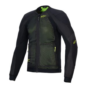 Alpinestars Troop Air Motorcycle Jacket Black-Yellow 1