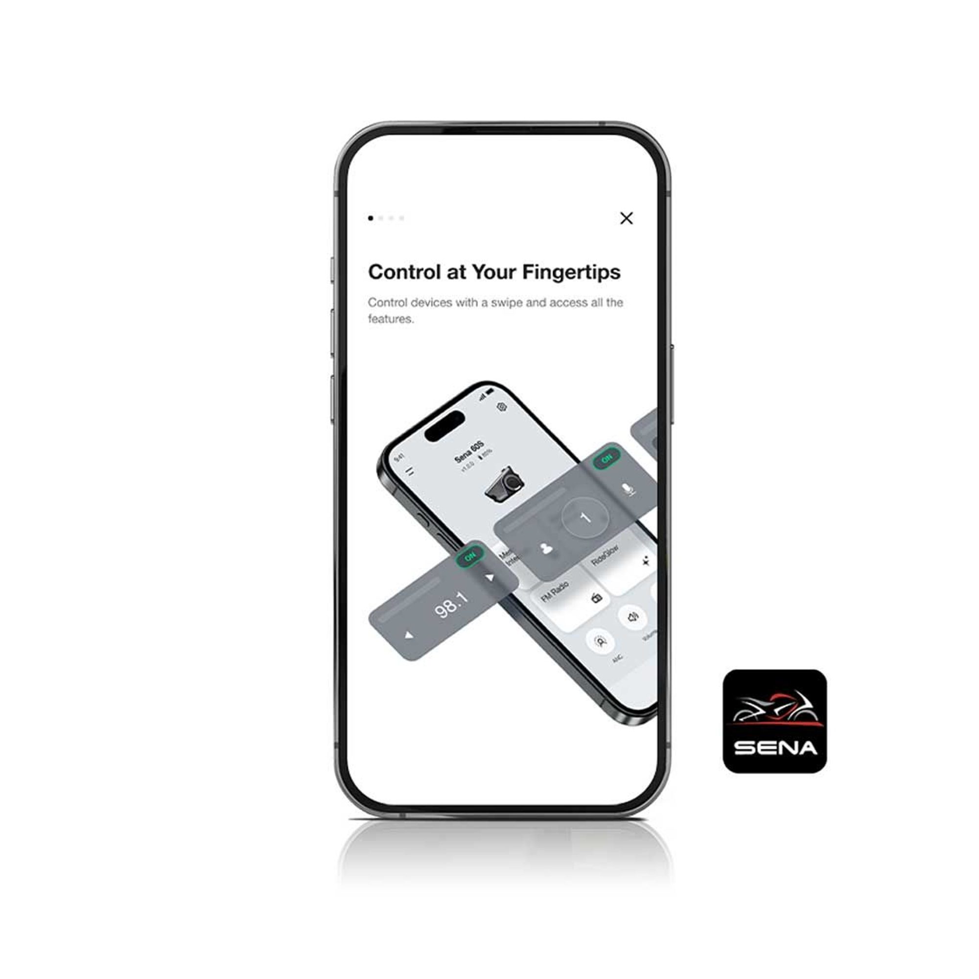 Sena 60S Bluetooth Motorcycle Intercom System Sena 60S-01 Motorcycle Bluetooth Intercom System 9