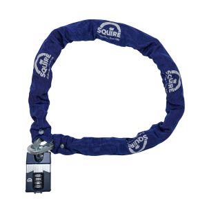 Squire Warrior Max Motorcycle Combi 10mm Chain and 65mm Padlock Squire Warrior Max Combi 10mm Chain ad 65mm Padlock 1