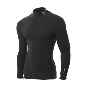 Zerofit Ultimate Heatrub Motorcycle Long Sleeve Base Layer Top Zerofit Ultimate Heatrub Baselayer Black 1