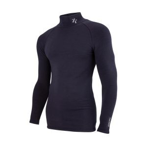 Zerofit Ultimate Heatrub Motorcycle Long Sleeve Base Layer Top Zerofit Ultimate Heatrub Baselayer Navy 1