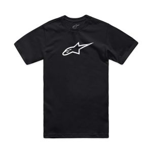 Alpinestars Ageless 2 Motorcycle CSF T-Shirt – Black/White Alpinestars Ageless 2.0 CSF Motorcycle Tee Black White 1