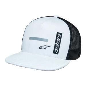 Alpinestars Alter Trucker Motorcycle Hat – White/Black Alpinestars Alter Trucker Motorcycle Hat White Black 1