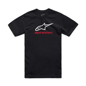 Alpinestars Always 2 Motorcycle CSF T-Shirt – Black/White/Red Alpinestars Always 2.0 CSF Motorcycle Tee Black White Red 1