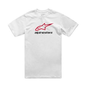 Alpinestars Always 2 Motorcycle CSF T-Shirt – White/Red/Black Alpinestars Always 2.0 CSF Motorcycle Tee White Red Black 1
