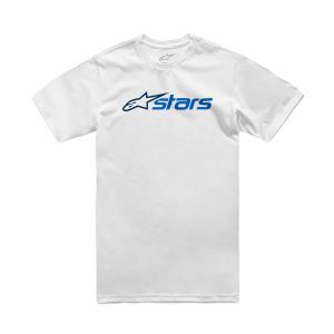 Alpinestars Blaze 2 Motorcycle CSF T-Shirt – White/Navy/Blue Alpinestars Blaze 2.0 CSF Motorcycle T-Shirt White Navy Blue 3