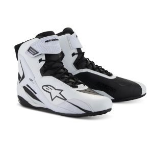 Alpinestars Stella Faster 4 Motorcycle Boots - White-Black 1
