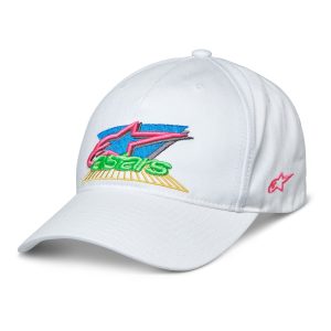 Alpinestars Vivid Motorcycle Hat – White Alpinestars Vivid Motorcycle Hat White 1