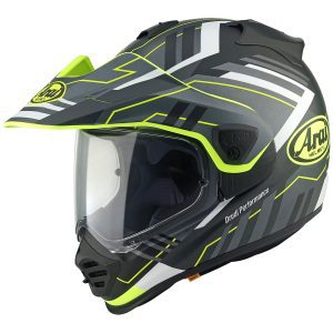Arai Tour X5 Trail Motorcycle helmet yellow 1