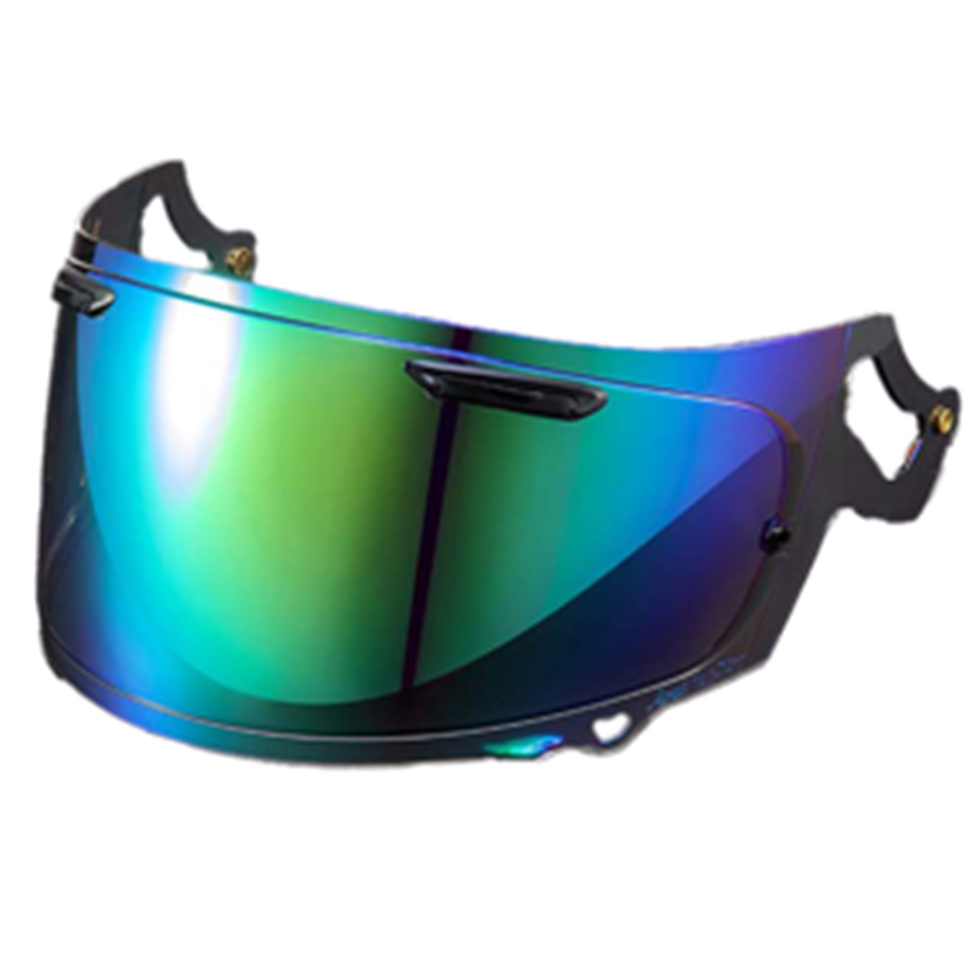 Arai VAS-V Max Vision Motorcycle Helmet Visor Mirror Green 7