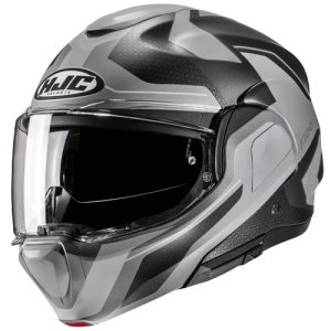 HJC F100 Bios Motorcycle Helmet Black