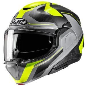 HJC F100 Bios Motorcycle Helmet Yellow 1