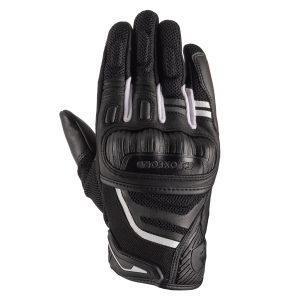 Oxford Omega 1.0 Air Mens Motorcycle Mesh Gloves Black White 1