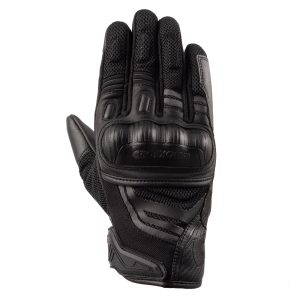 Oxford Omega 1.0 Air Mens Motorcycle Mesh Gloves Stealth Black 1