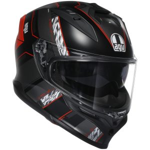 AGV K7 Kyber Motorcycle Helmet Black Red 1