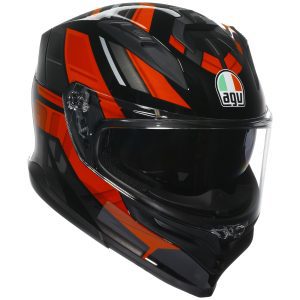 AGV K7 Taurax Motorcycle Helmet Black Red 1