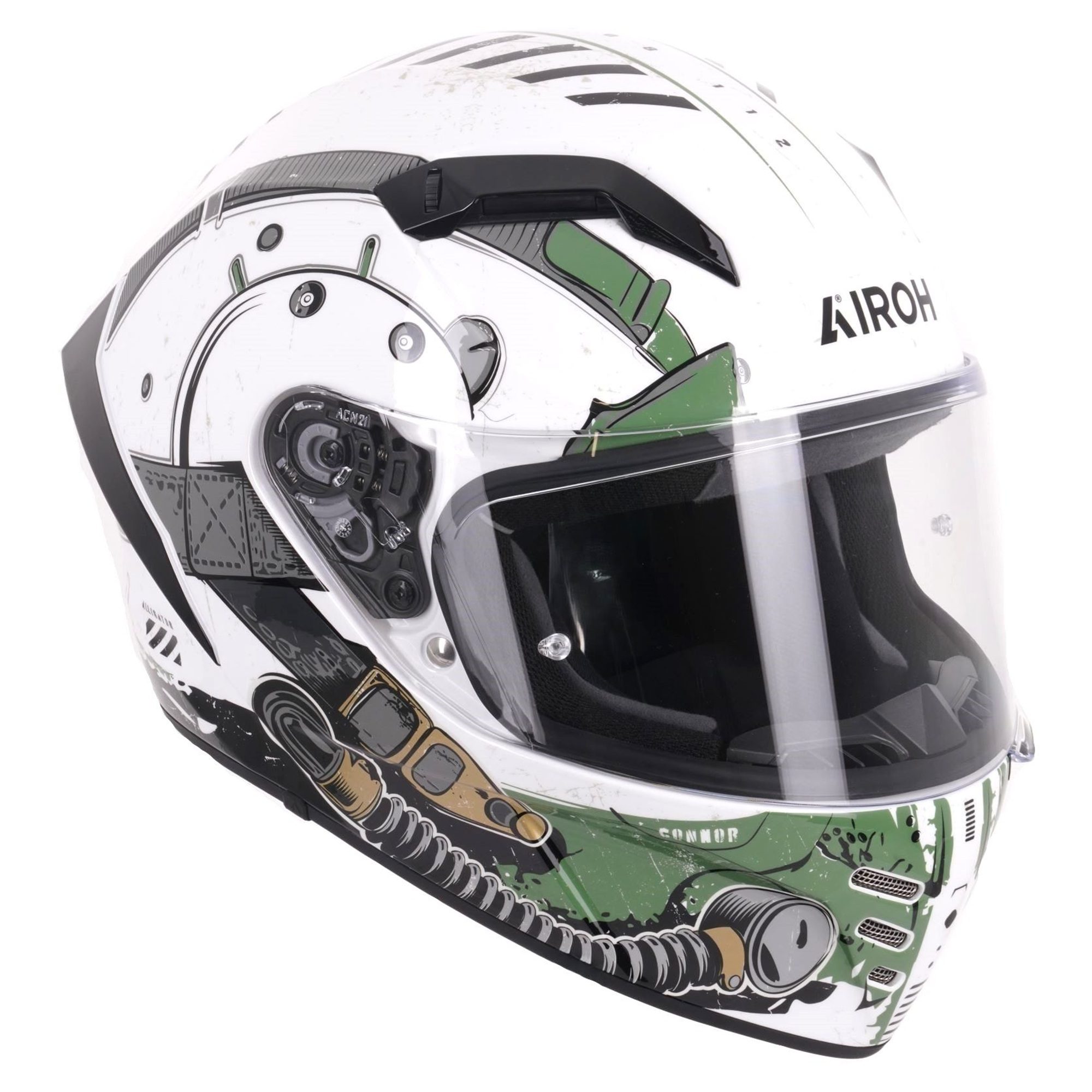 Airoh Connor Alligator Motorcycle Helmet 2